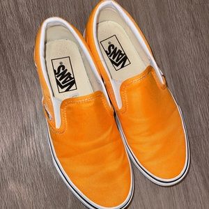 ORANGE SLIP ON VANS 🧡